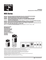 Instrucciones de funcionamiento de las válvulas serie M35