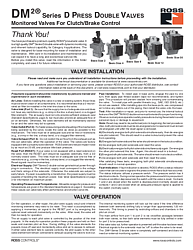 DM2® Series D Control Reliable Double Valves