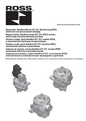 21 & 27 Series Inline Poppet Valves ATEX Version Operation Manual 