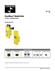 77 Series CROSSMIRROR Valves Operating Instructions