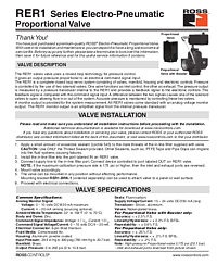 Válvula proporcional electroneumática serie RER1