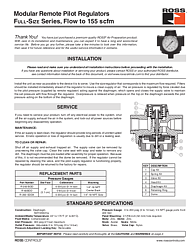 Remote Pilot Regulators Full-Size Series