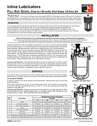 Lubricators Full-Size Series