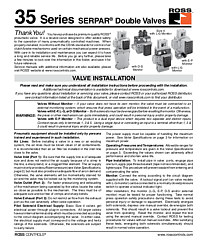 35 Series SERPAR® Double Valves