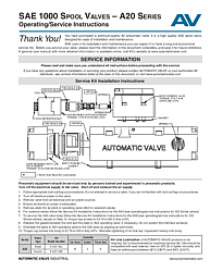 SAE 1000 Spool Valves 