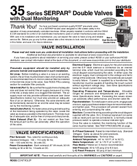 35 Series SERPAR® Double Valves with Dual Monitoring