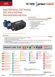 T45 NAMUR Mounted Datasheet
