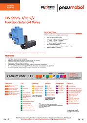 E15 Remote Mounted Series Datasheet