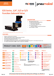 E25 Remote Mounted Series Datasheet