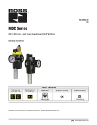 MDC Series Valves Operating Instructions
