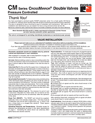 CM26 Series Air Pilot Valves Installation Instructions