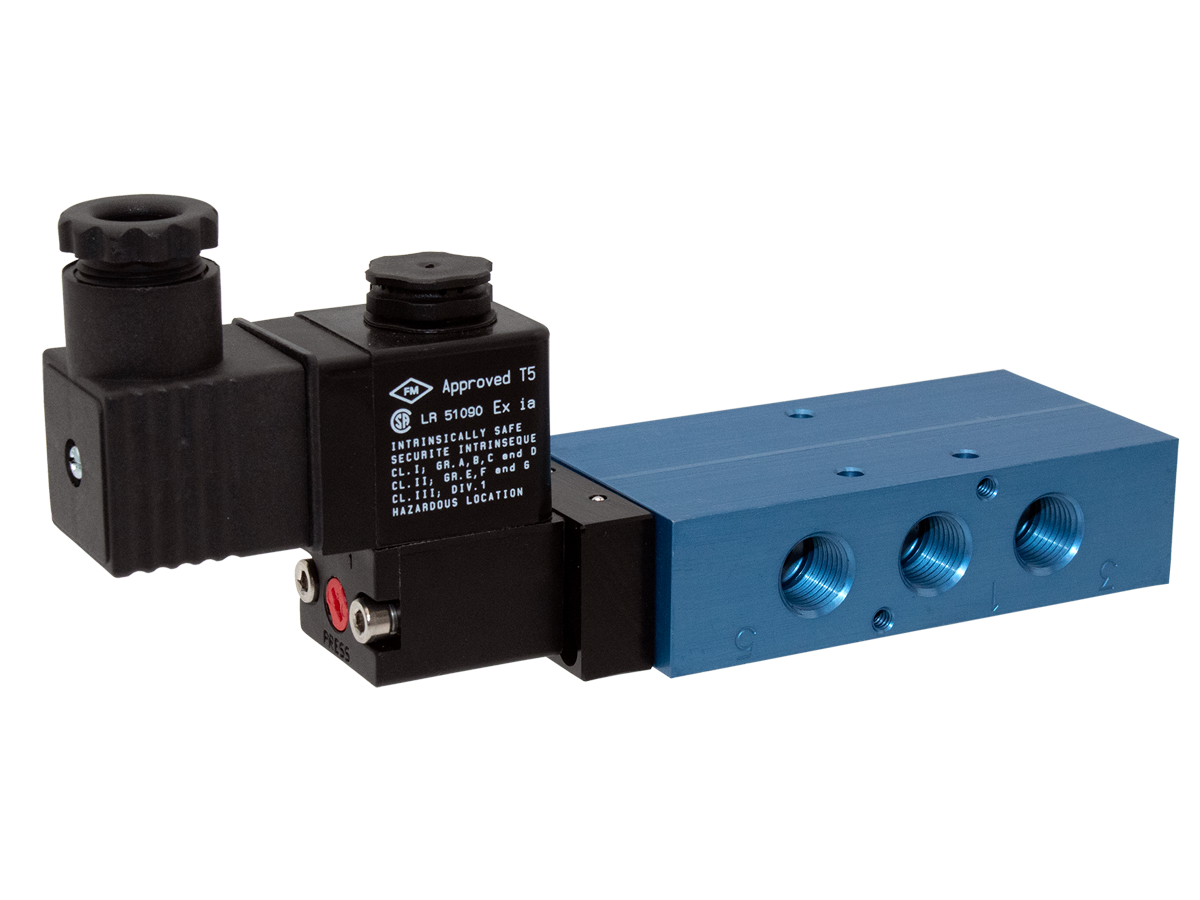 Compact Solenoid L Series Valves - Intrinsically Safe, Standard Temperature Applications