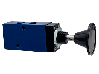 H20 3/2 Manual Control Valves - Spring Return