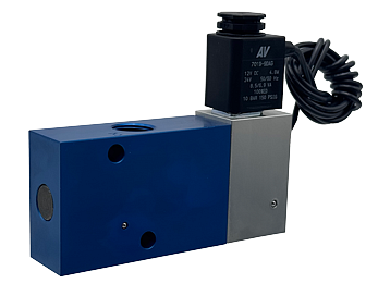 H20 3/2 Single Solenoid Valves - Turn-Lock Manual Override
