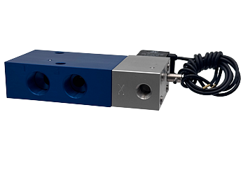 H20 3/2 Single Solenoid Valves - Turn-Lock Manual Override