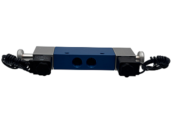 H20 5/2 Double Solenoid Valves - Push-Turn-Lock Manual Override