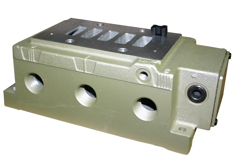 D366B91 Single Subbases for ISO, ANSI, SAE, and W14 Valves