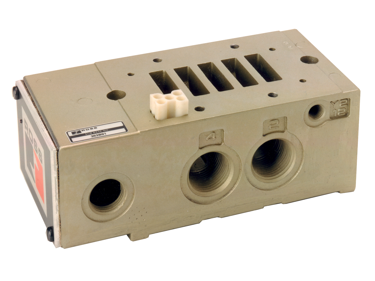 D486K91W Single Subbases for ISO, ANSI, SAE, and W14 Valves